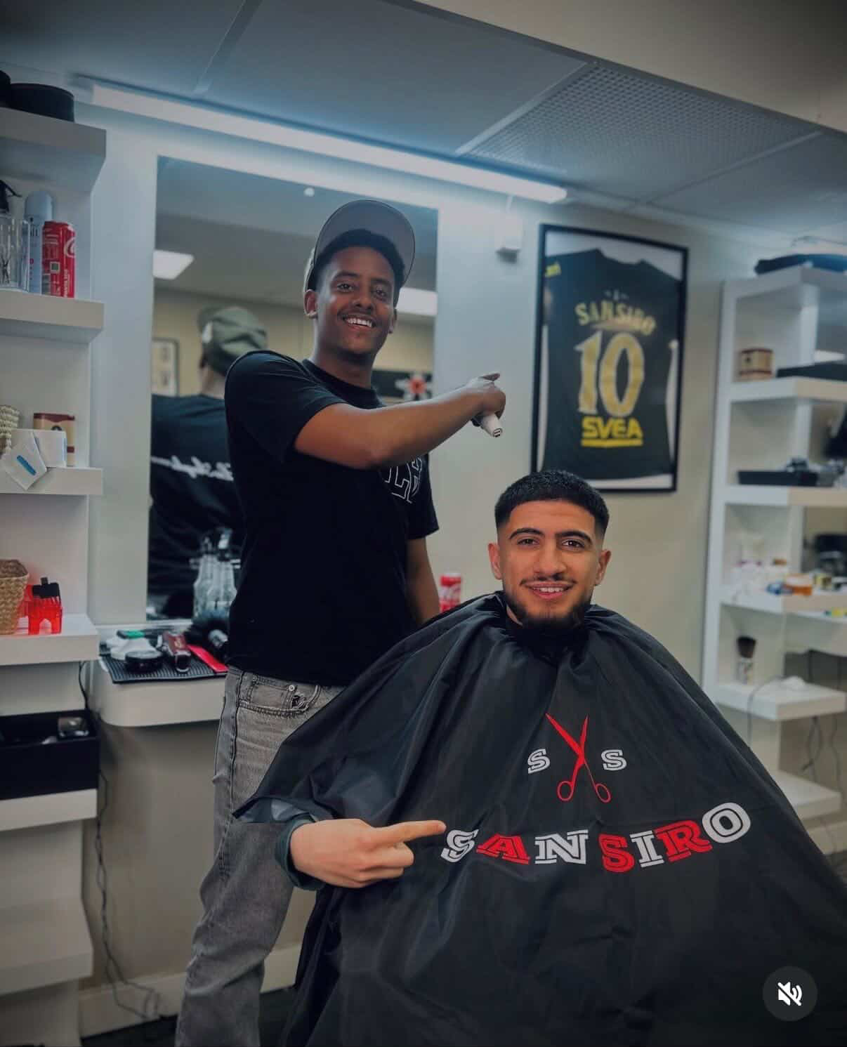 Abdulrahim, barberare på SAN SIRO